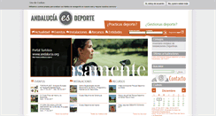 Desktop Screenshot of andaluciaesdeporte.org